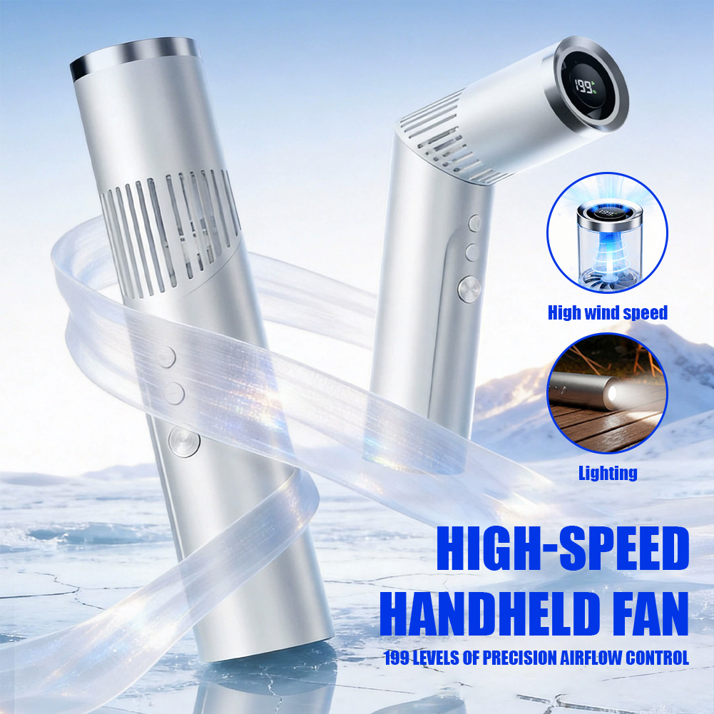 Outdoor Camping Fans - Mini handventilator 20000 RPM borstelloze motor