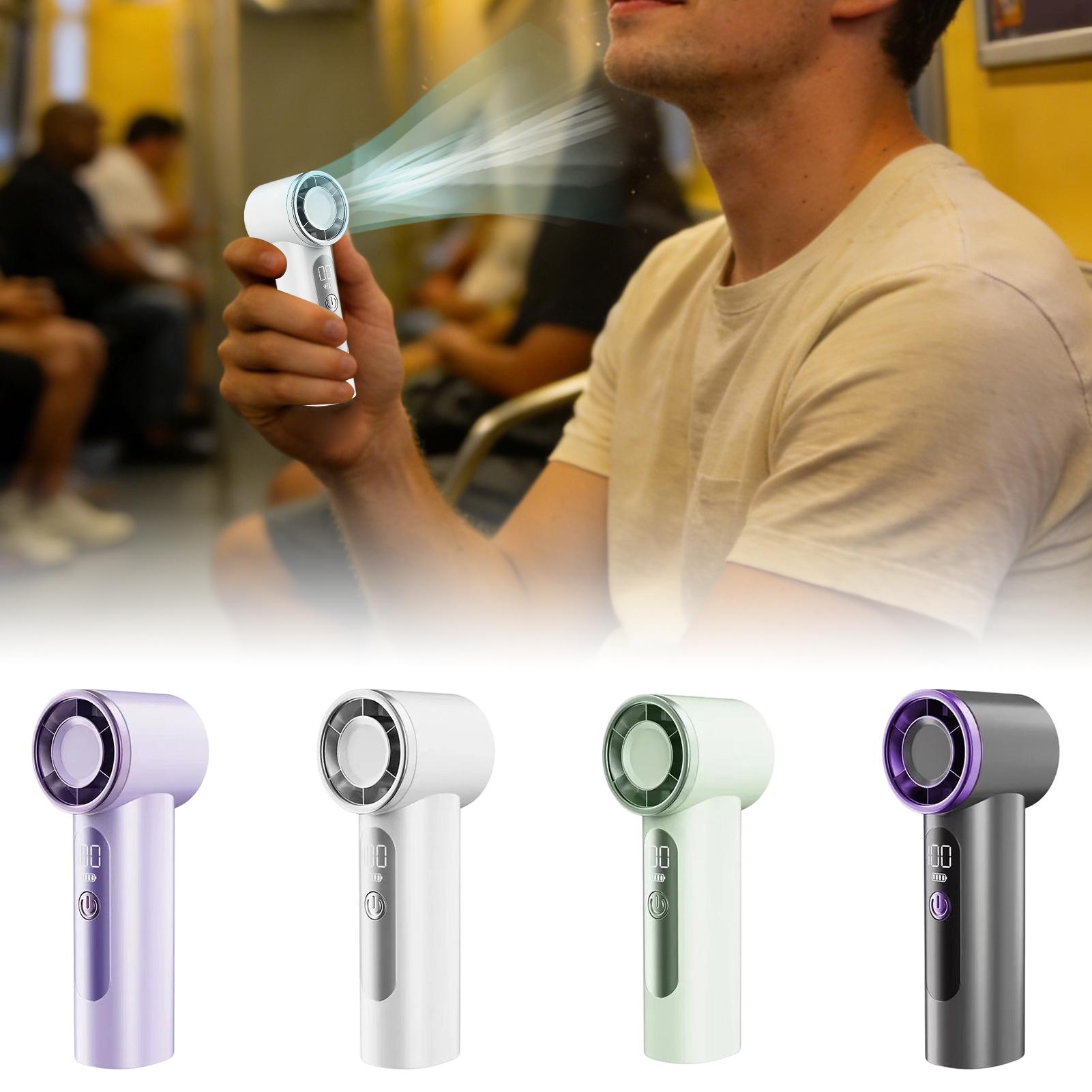 Outdoor Camping Fans - USB oplaadbare mini-handventilator, draagbaar, stil koelapparaat