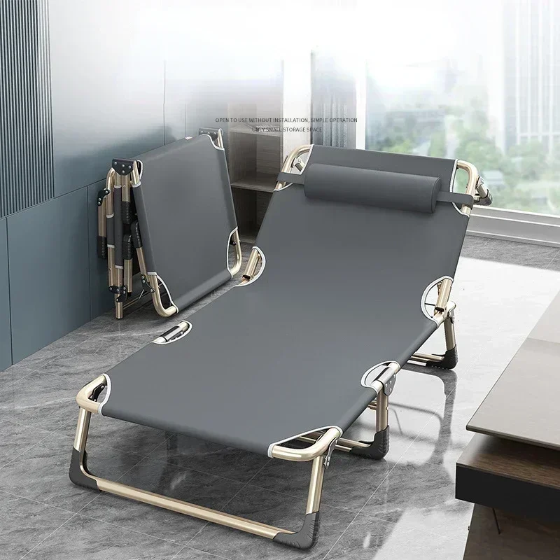Outdoor Camping Lounge Chairs - Kantoorlunch-ligstoel, opklapbare lounge stoel, dubbel gebruik,