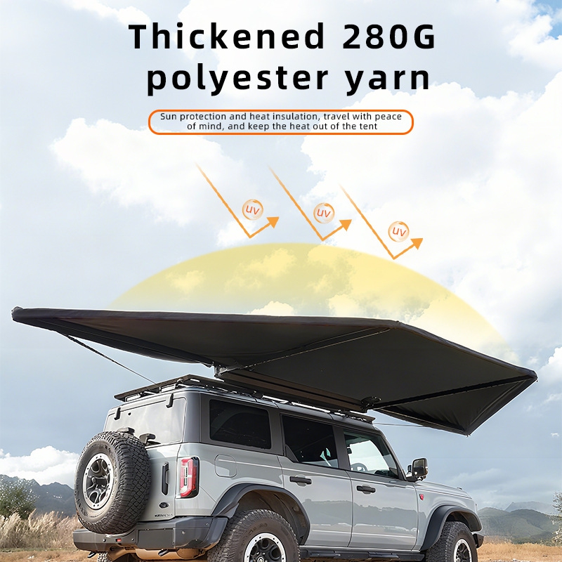 Outdoor Camping Fans - Buitentent met 180 graden waaier-vormige zonwering,
