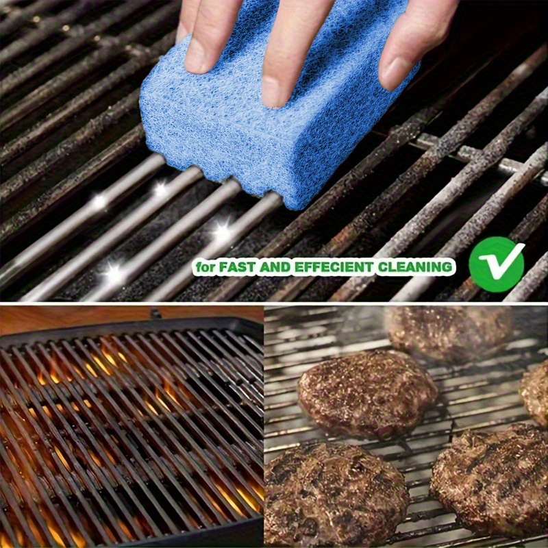 Outdoor Camping Stove - 3-delige borstelvrije grillreinigerset - Verdikte krasvrije