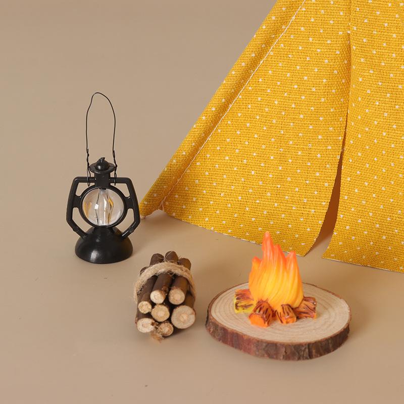 Outdoor Y Camping - 1:12 Schaal Campingtent Model Decoratie Gesimuleerde