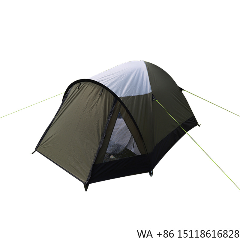 Camping Zelt Outdoor - Fabrieksgemaakte winddichte, waterdichte, legergroene 1-2 persoons