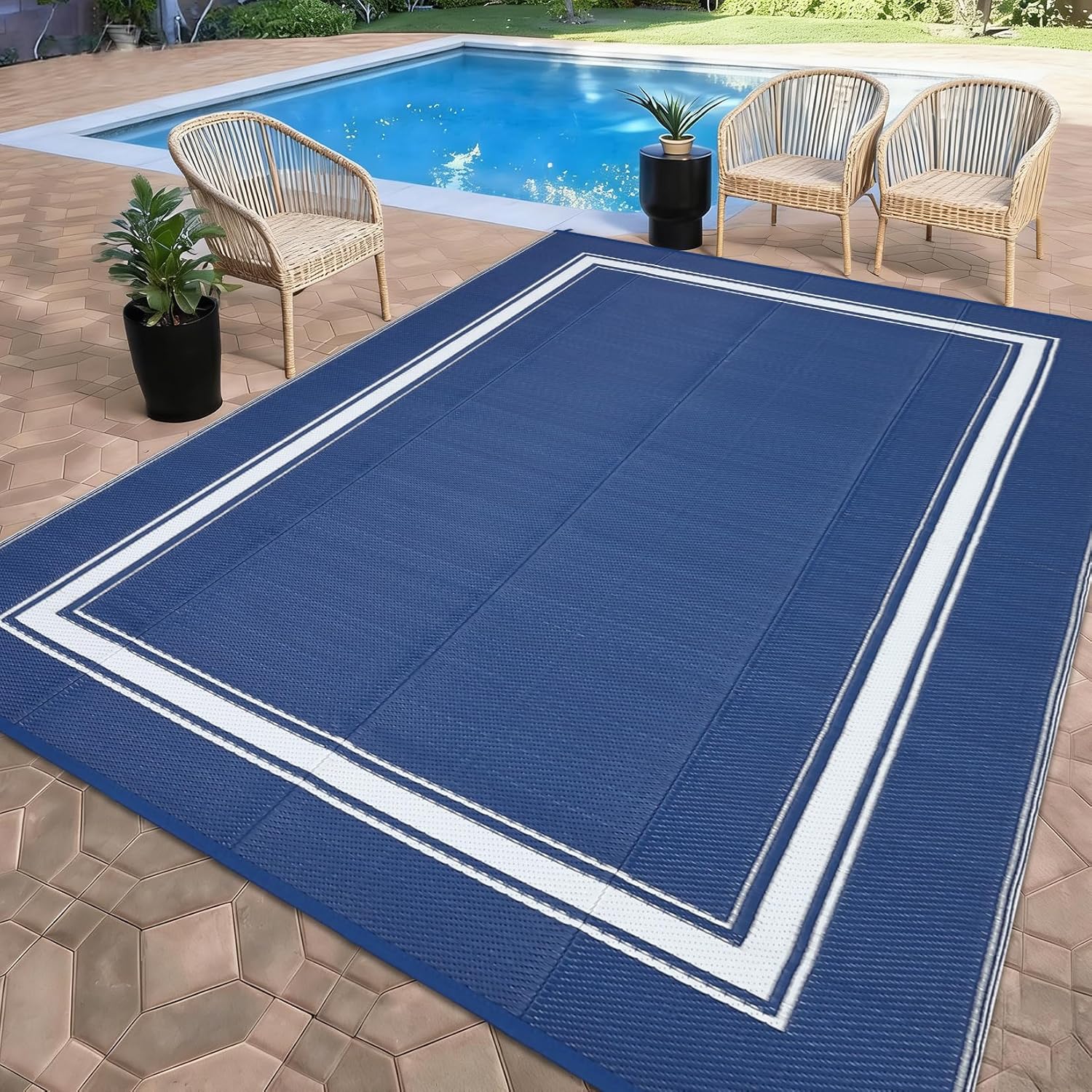 Outdoor Camping Rugs 8X10 - 8x10/9X12FT Outdoor Tapijt Tapijt Woonkamer Woondecoratie
