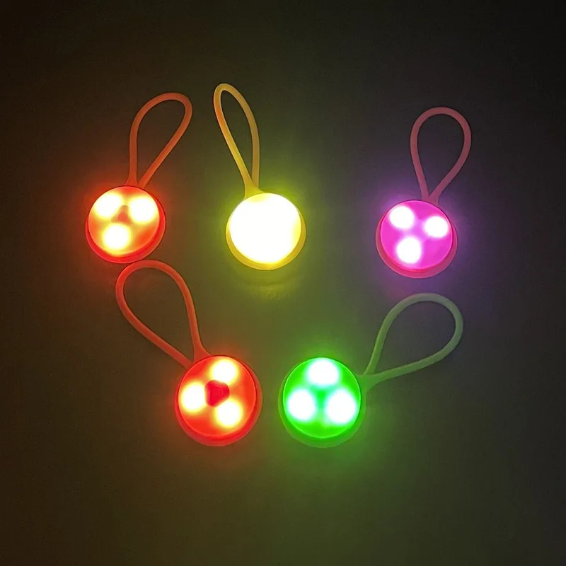 Outdoor Camping Lights String - Outdoor rugzakverlichting Siliconen LED Nachtlopen Waarschuwingslampje
