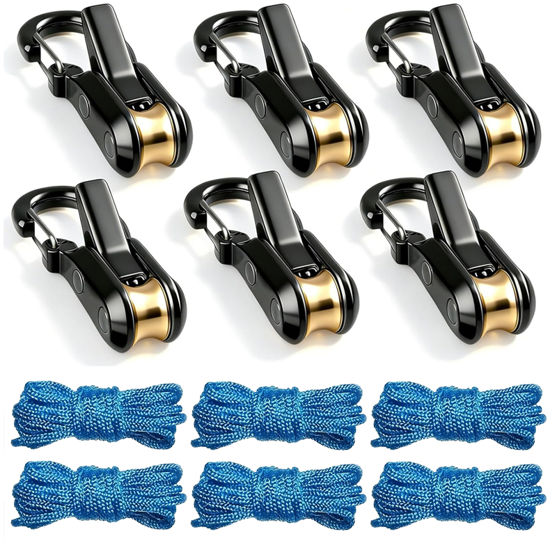 Outdoor Camping Guy - 8 stuks kampeertent touwspanner, verstelbare rolkoordvergrendeling