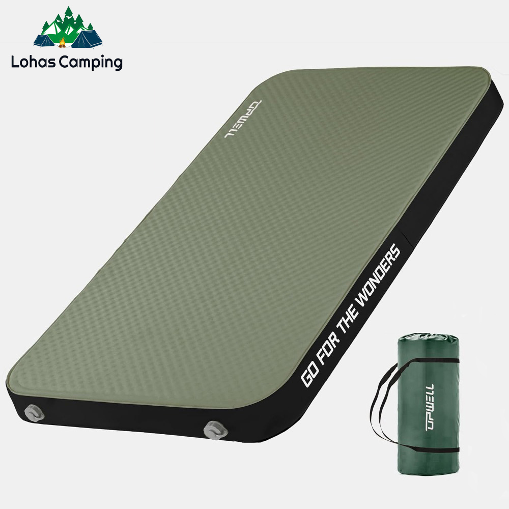 Outdoor Camping Rug - Lohascamping Zelfopblazend Campingmatras 10cm Compact Opvouwbaar