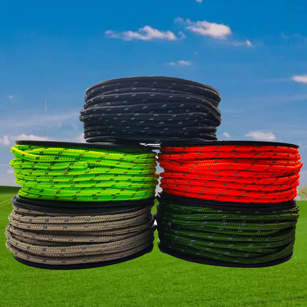 Outdoor Camping Lights String - 30M Reflecterende Paracord 6mm Parachute Koord