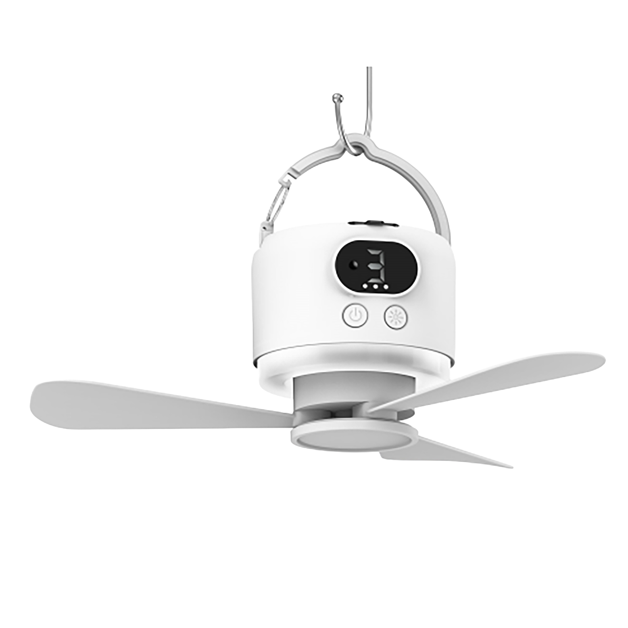 Outdoor Camping Fans - 10400Mah oplaadbare draagbare plafondventilator, ophangbaar met