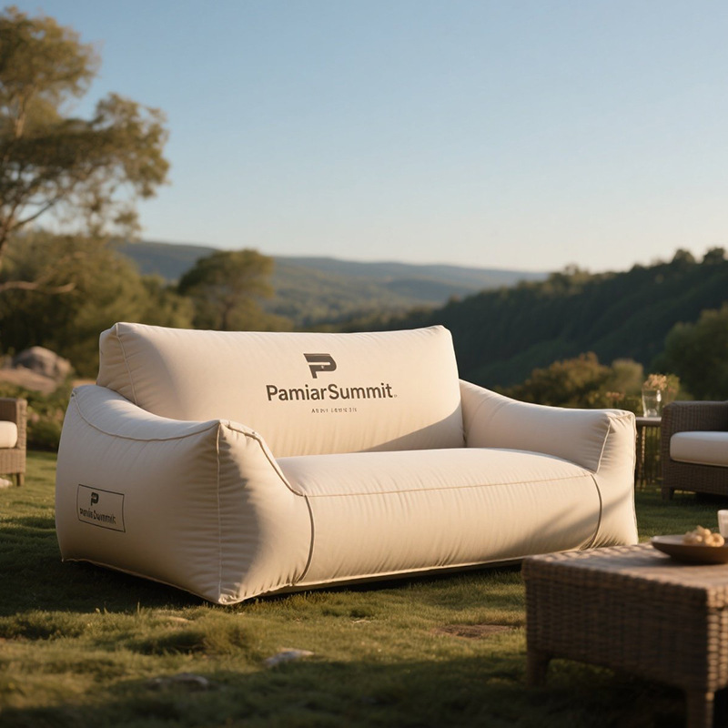 Outdoor Camping Lounge Chairs - Automatische opblaasbare bank, draagbare luchtmatras voor