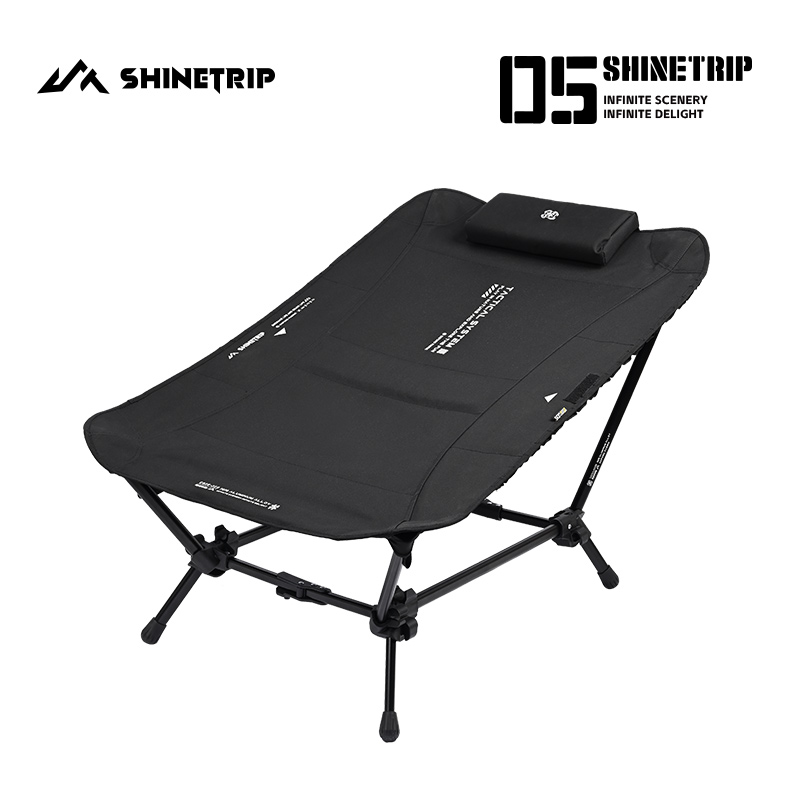 Outdoor Camping Lounge Chairs - Outdoor ligstoel ShineTrip aluminiumlegering lichtgewicht opvouwbare