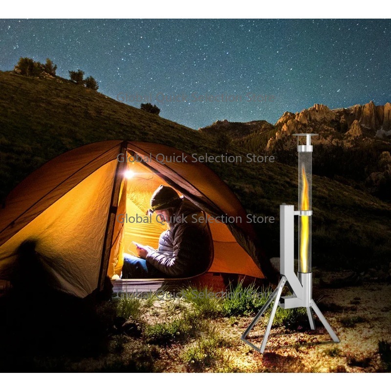 Buiten pelletkachel van roestv - Outdoor Camping Stove recensie en prijs