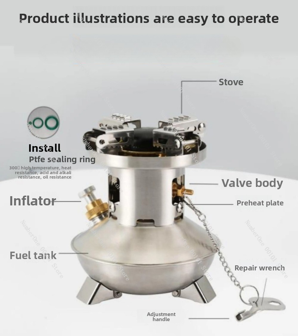 Buiten-kampeer- en picknickfor - Outdoor Camping Stove recensie en prijs