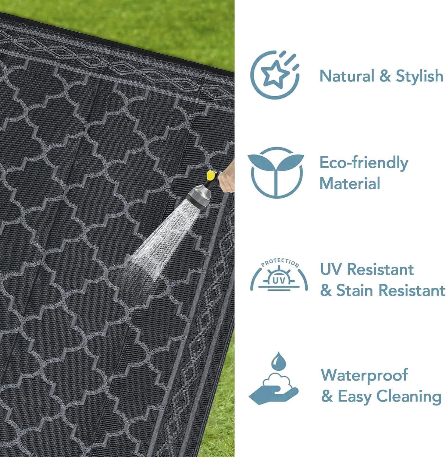 8x10 buitenkleed van kunststof - Outdoor Camping Rugs 8X10 recensie en prijs