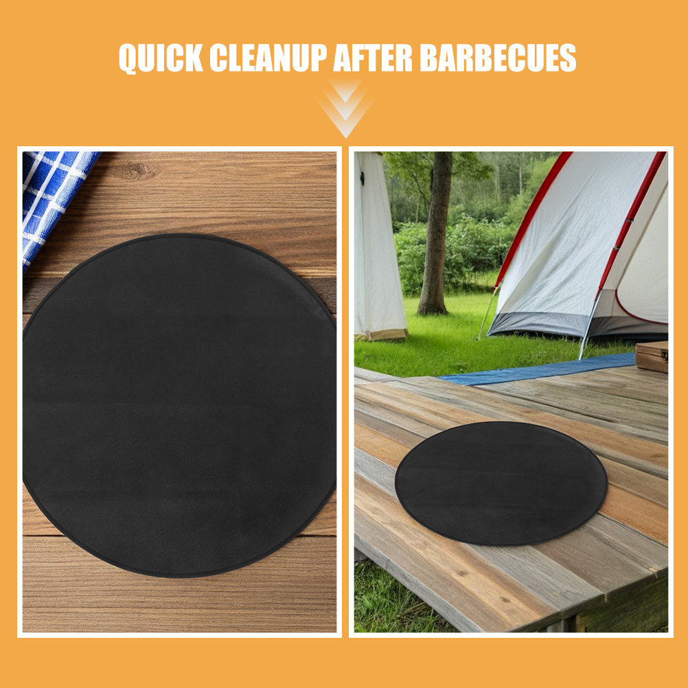 Ronde brandwerende BBQ-mat 24  - Outdoor Camping Stove recensie en prijs