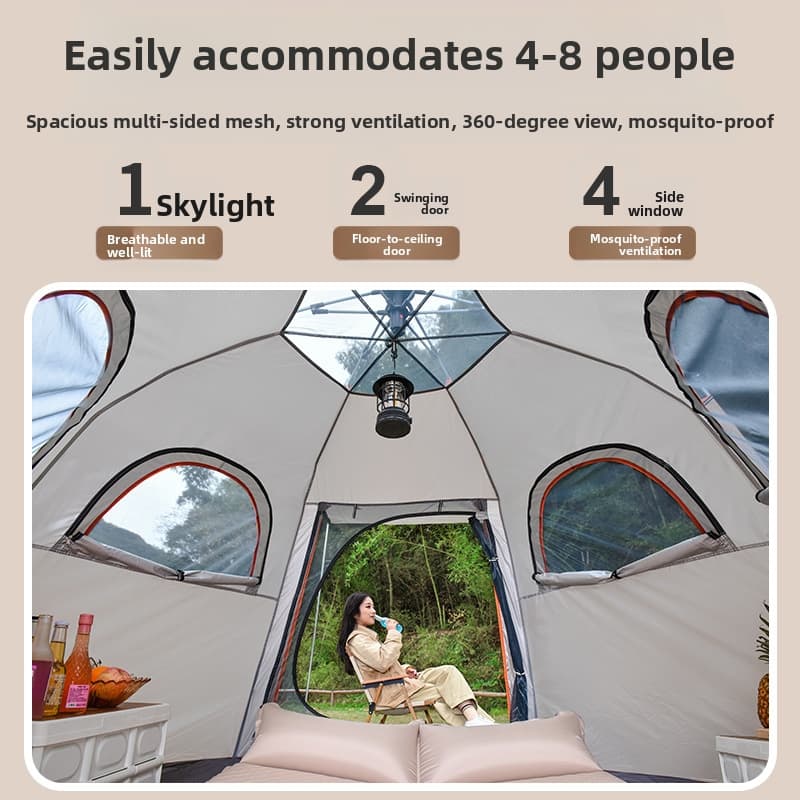 Draagbare 5-8 persoons kampeer - Camping Zelt Outdoor recensie en prijs