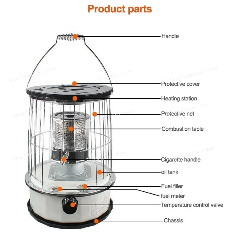 Draagbare verwarming IJsvissen - Outdoor Camping Stove recensie en prijs