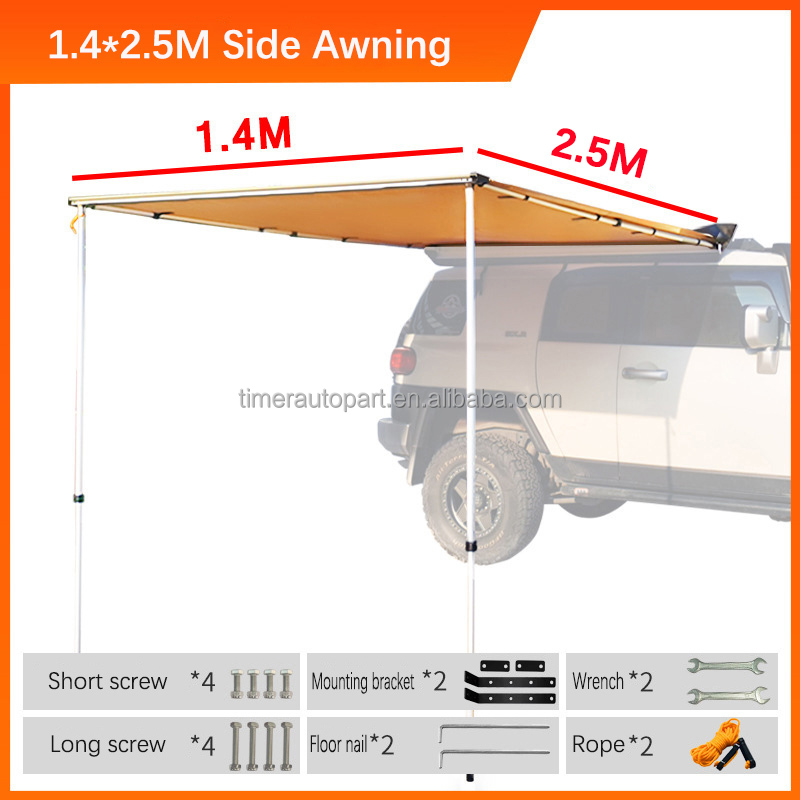 Aangepaste logo zonwering auto - Outdoor Camping Car Tent recensie en prijs