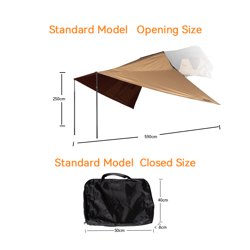 Waterdichte Oxford-kapentent z - Outdoor Camping Car Tent recensie en prijs