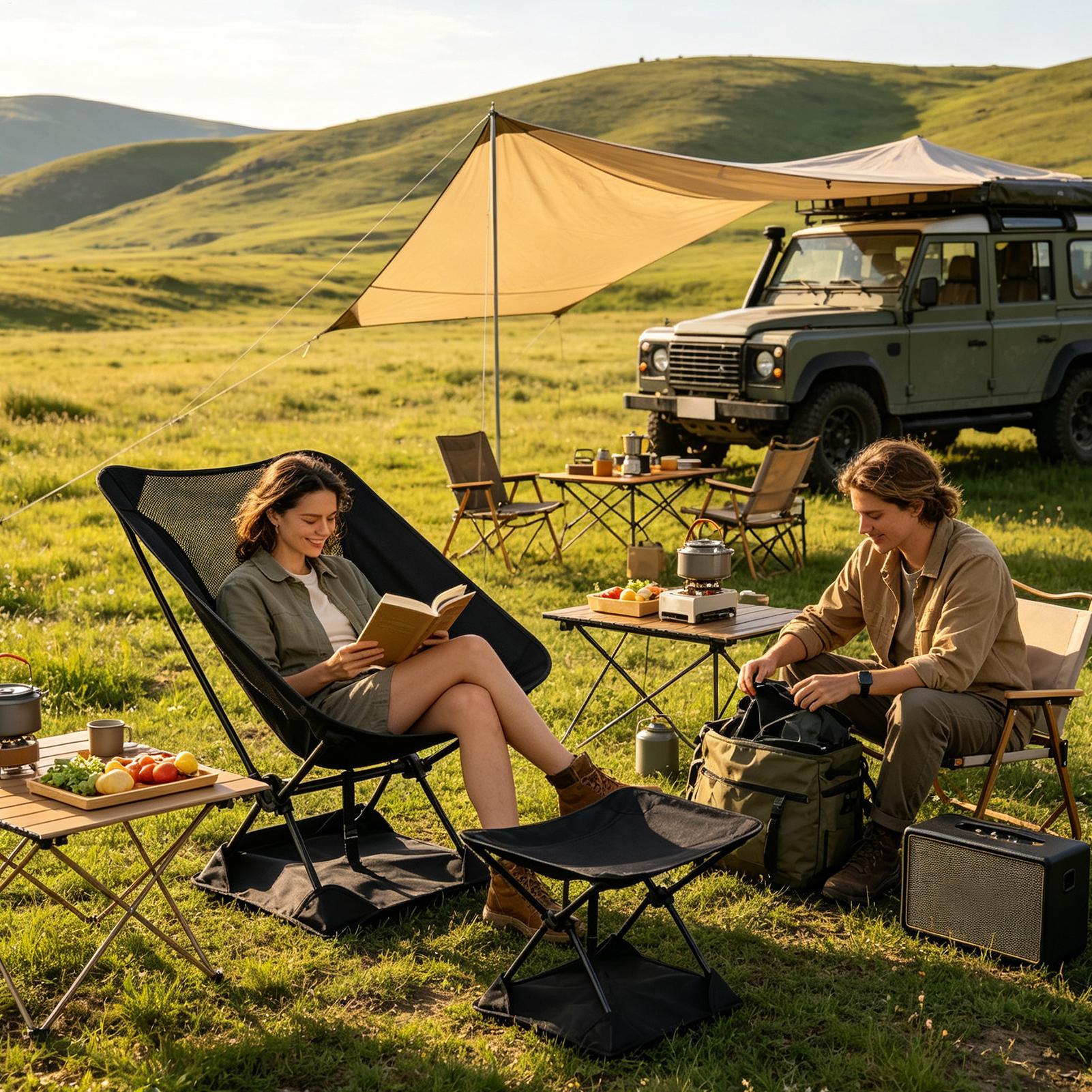 Grondzeil voor kampeerstoelen  - Outdoor Camping Rug recensie en prijs
