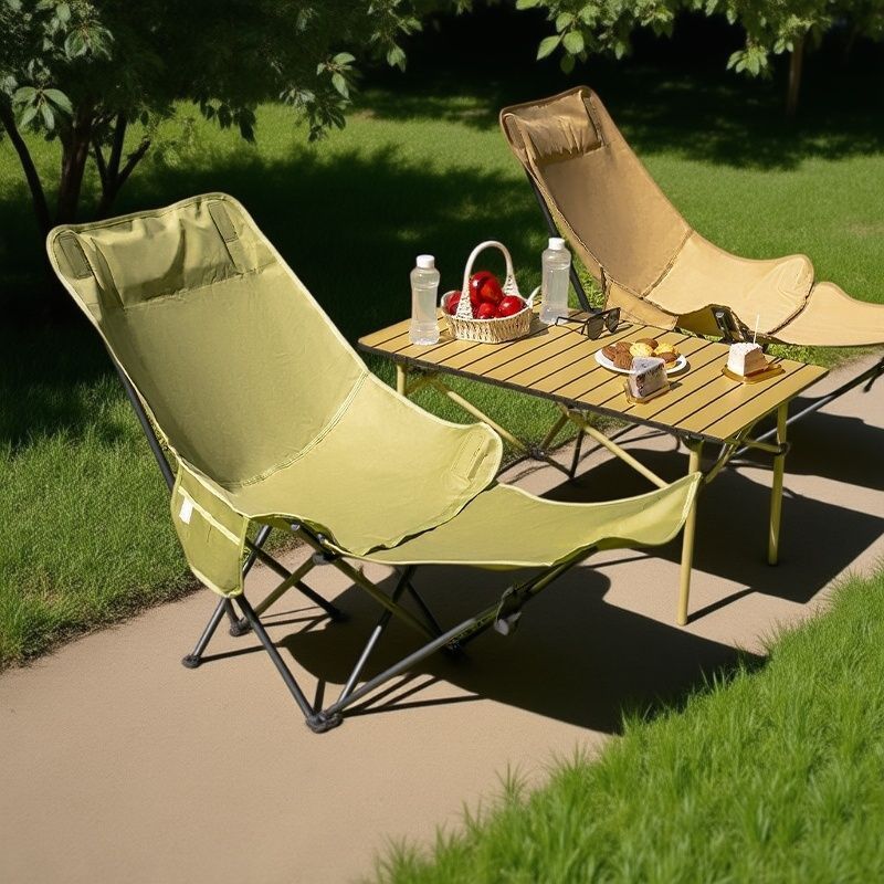 Maanstoel met vier verstelbare - Outdoor Camping Lounge Chairs recensie en prijs