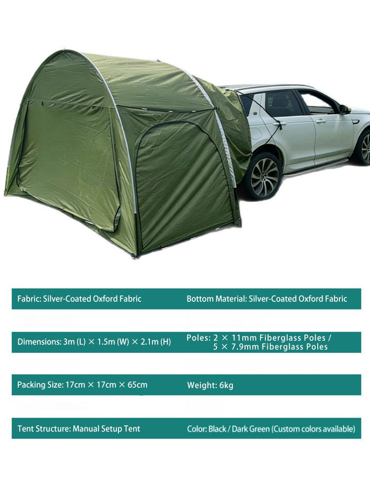 Voor auto's Buitentent achtera - Outdoor Camping Car Tent recensie en prijs