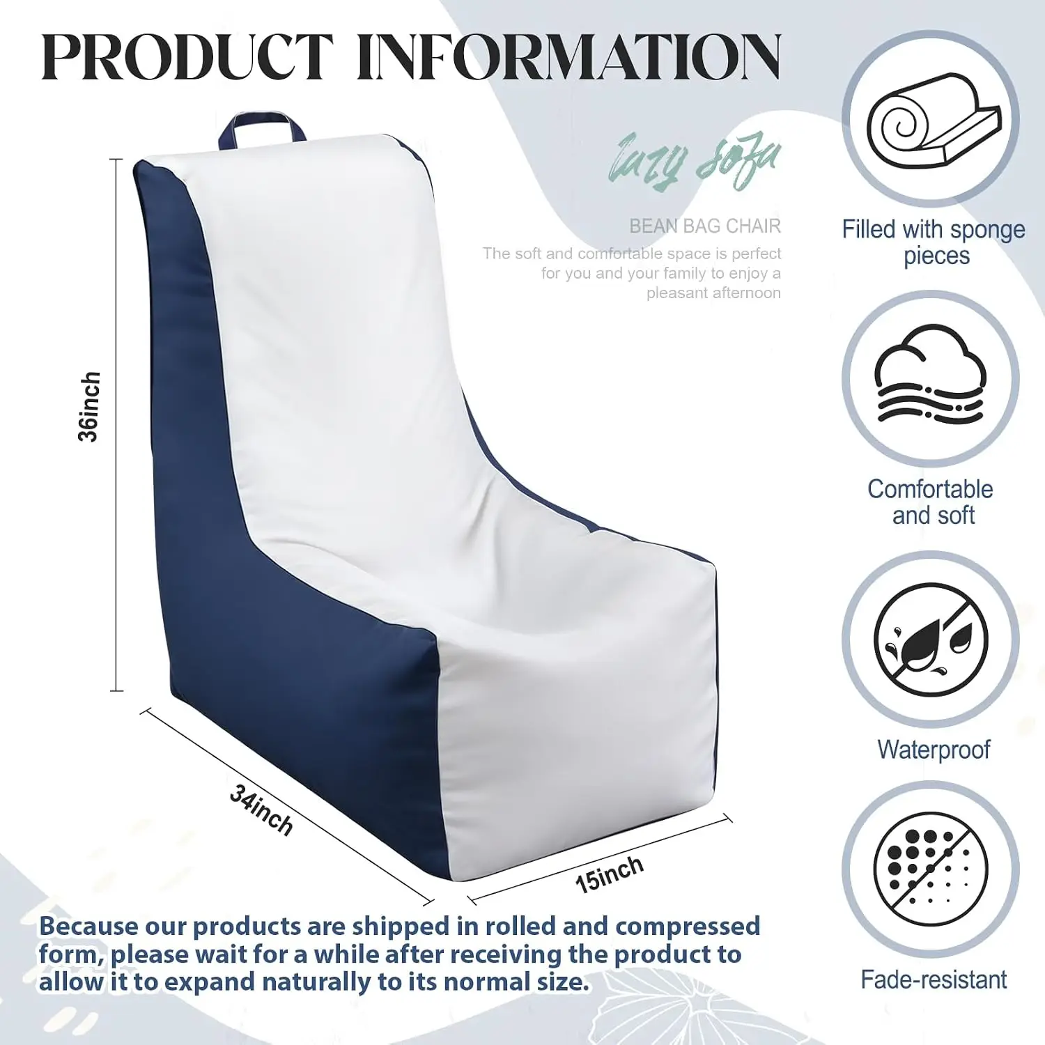 1 Stuks Waterdichte Buiten Bea - Outdoor Camping Lounge Chairs recensie en prijs