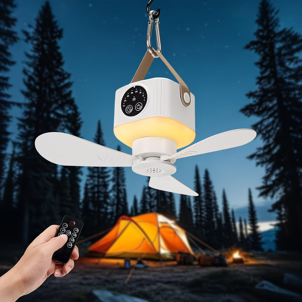 Draagbare plafondventilator me - Outdoor Camping Fans recensie en prijs