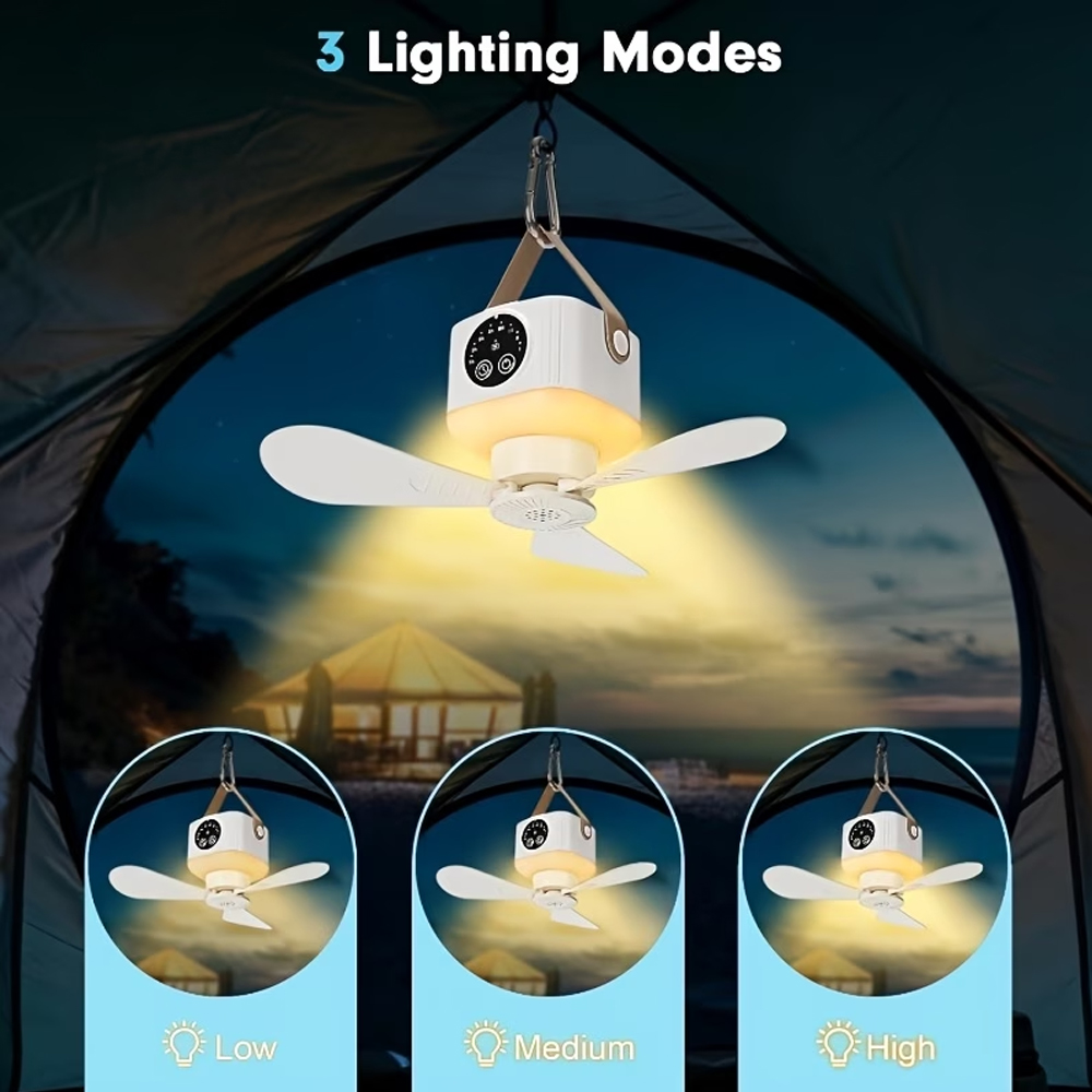 Draagbare plafondventilator me - Outdoor Camping Fans recensie en prijs