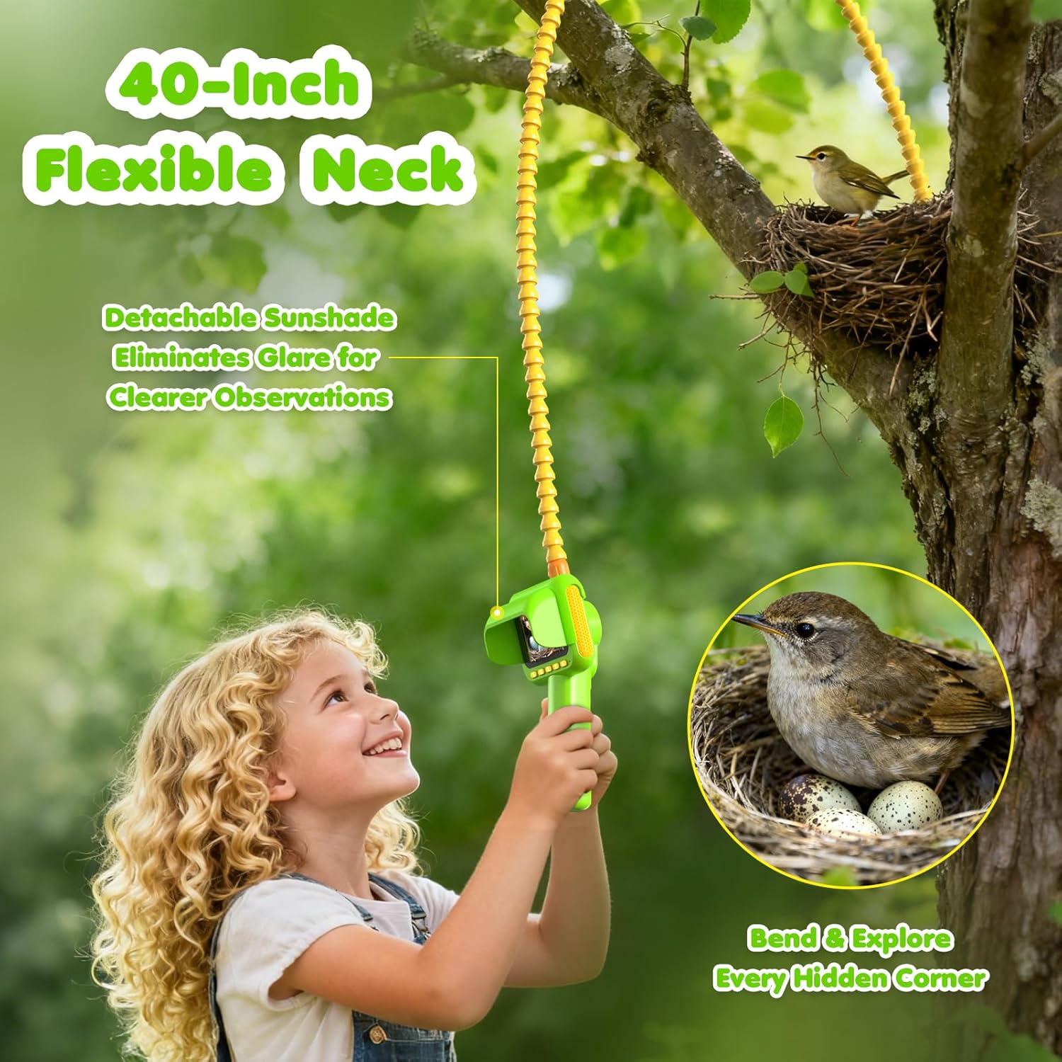Endoscoop voor kinderen, bores - Outdoor Y Camping recensie en prijs