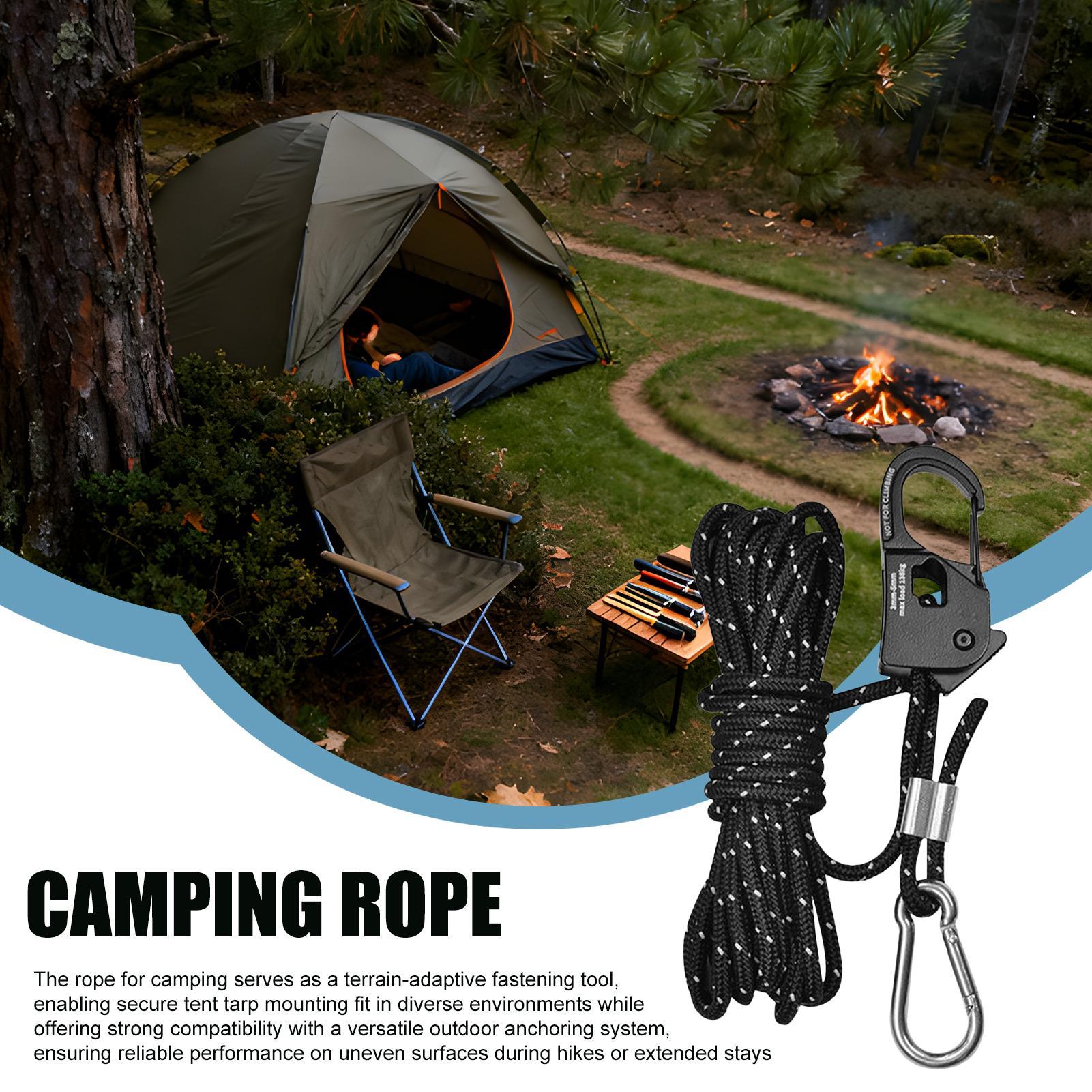 Reflecterende nylon kampeertou - Outdoor Camping Guy recensie en prijs
