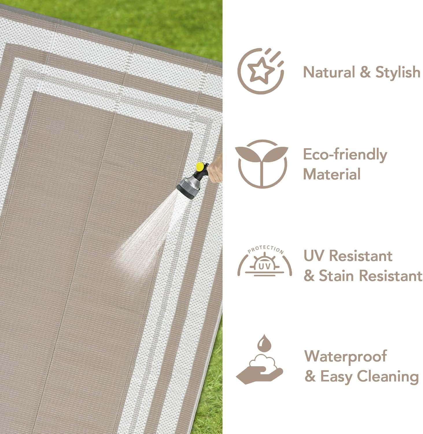 8x10 buitenkleed – waterdichte - Outdoor Camping Rugs 8X10 recensie en prijs