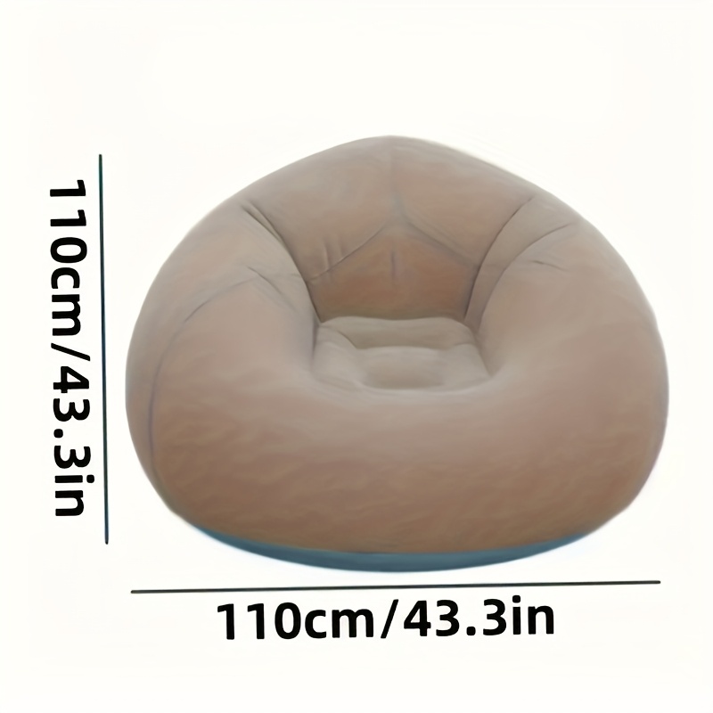 Gevlokte PVC opblaasbare faute - Outdoor Camping Lounge Chairs recensie en prijs